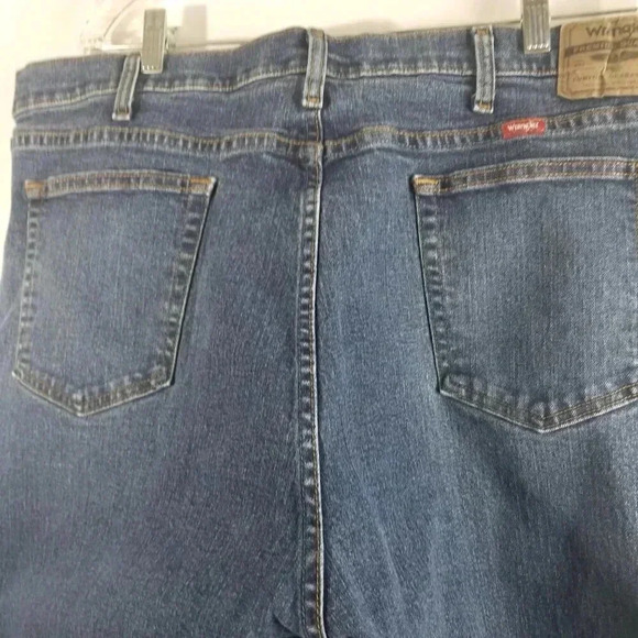 Wranglers Men's Denim Blue Jeans Sz 44x30 - Picture 6 of 8